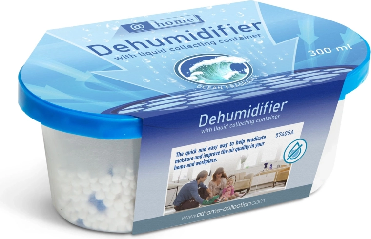 Absorbeur d’humidité avec réservoir et parfum océan 300 ml