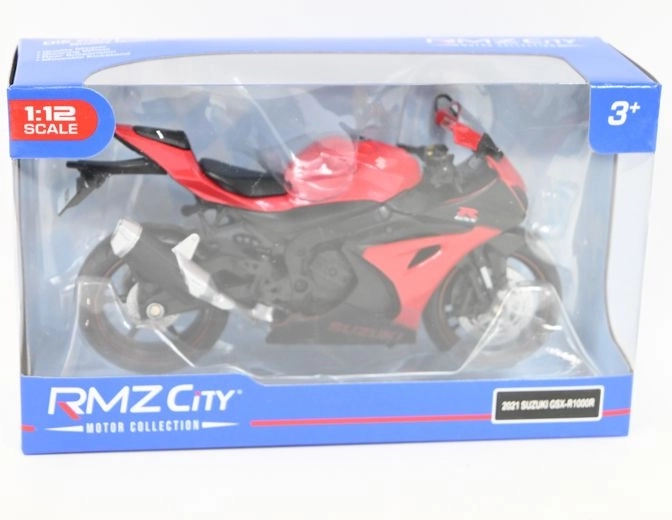 Modèle de moto RMZ Hobby Suzuki GSX-R1000R 1:12 rouge