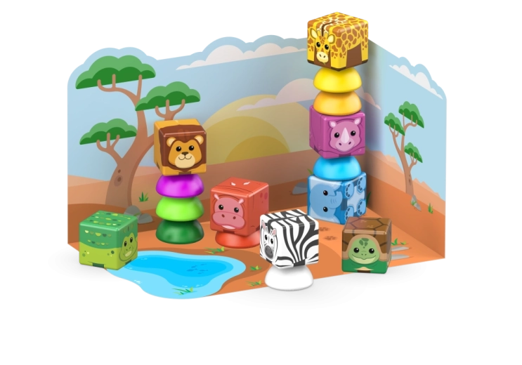 Des animaux de safari pour un jeu plein d