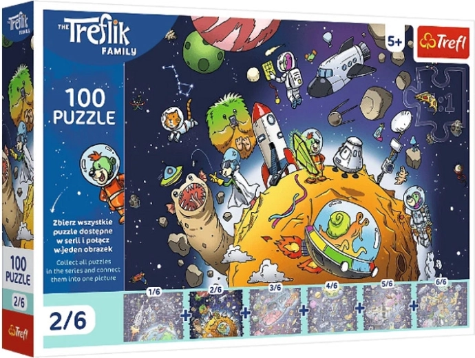 Puzzle Treflik dans l’espace 100 pièces