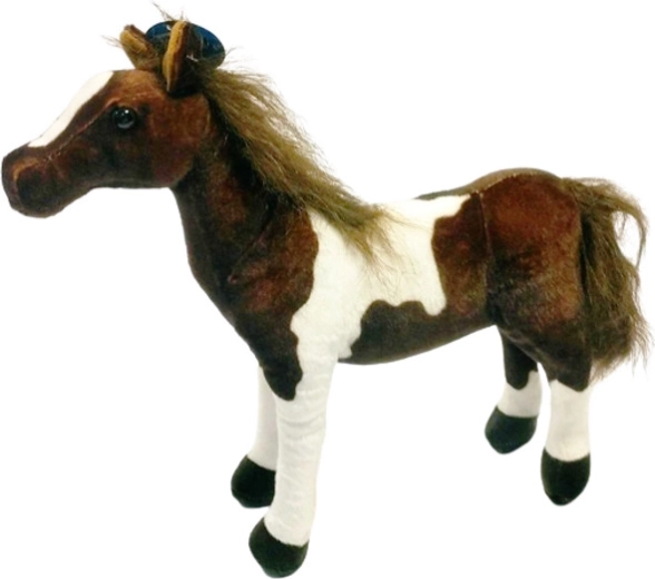 Peluche cheval hucul 35 cm