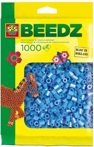 SES Creative perles à repasser bleues 1 000 pcs