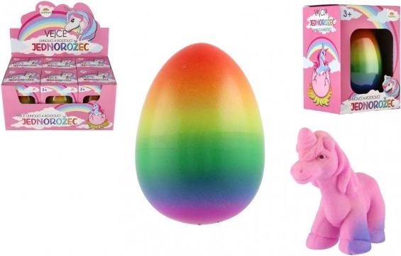 Licorne éclose en plastique 7x10 cm dans boîte