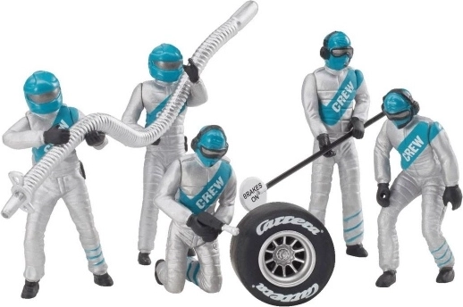 Figurines de mécaniciens avec pièces articulées – lot de 5