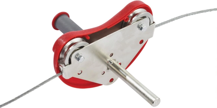 Câble en acier robuste de 30 m pour tyrolienne de jardin