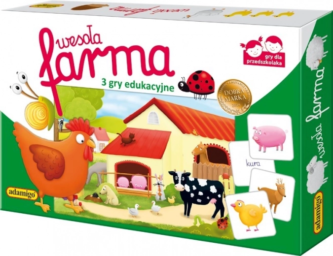 Wesoła Farma - jeu éducatif pour enfants d’Adamigo