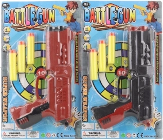 Pistolet en plastique avec balles en mousse pour enfants
