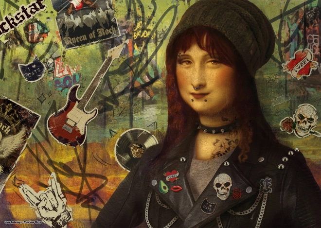 Puzzle SCHMIDT Art&Fun : Mona Lisa 1000 pièces