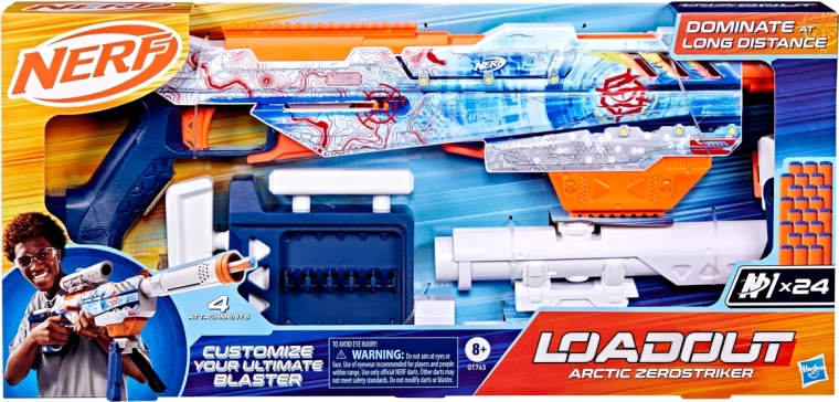 Blaster Hasbro Nerf Loadout Arctic Zerostriker