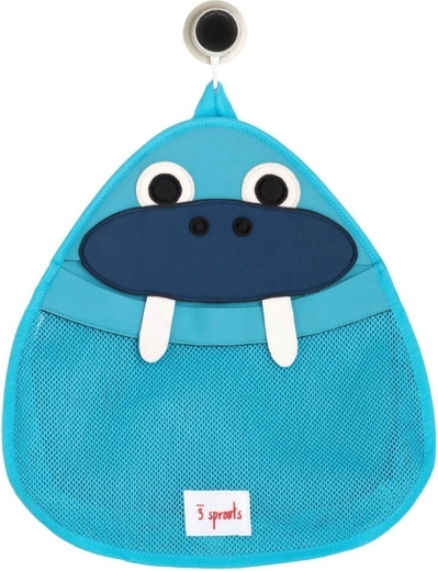 Organisateur de salle de bain 3 Sprouts Walrus Blue