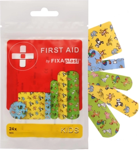 Fixaplast First Aid Kids pansements pour enfants 24 pièces