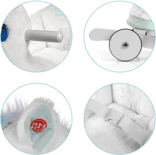 Peluche toute douce et oreilles interactives