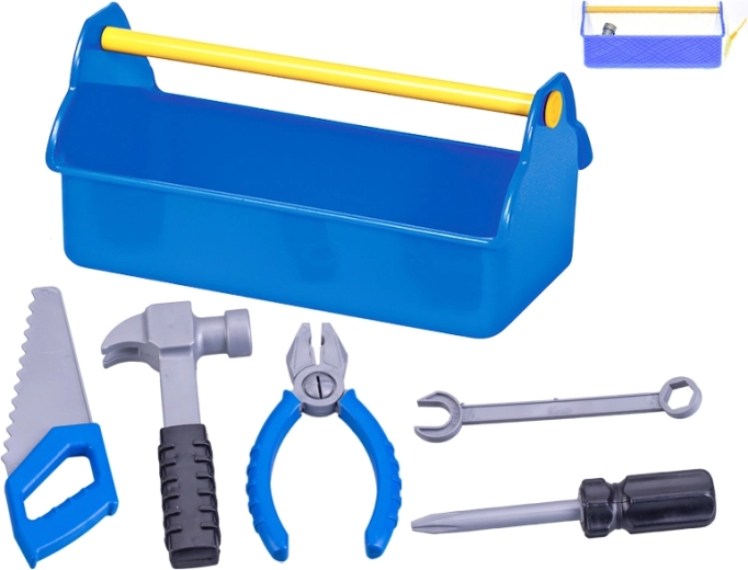 Set d’outils pour enfants avec caisse de transport 5 pcs (27,5 × 14 cm)