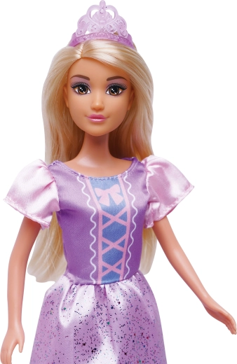 Longs cheveux blonds pour le styling