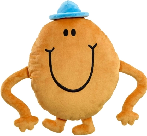Coussin en peluche MR. MEN – Mr. Tickle grand format