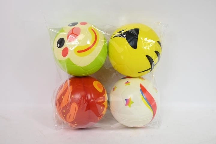 Balles souples 13 cm – lot de 4