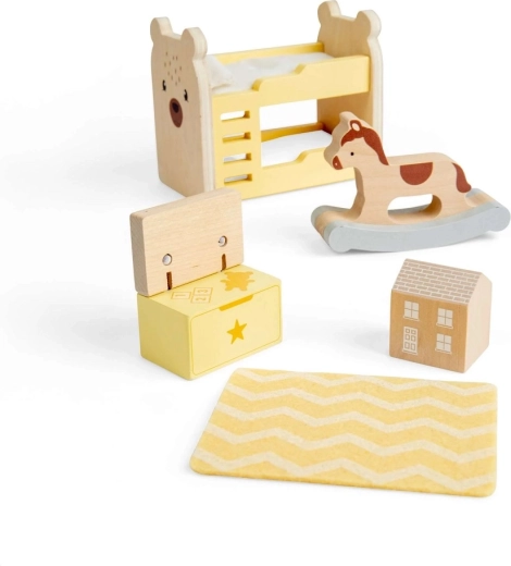 Cheval à bascule et coffre à jouets pour encore plus de jeu