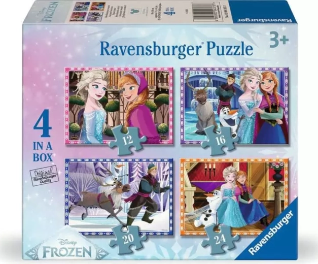 Puzzle Ravensburger La Reine des Neiges 4-en-1 (12, 16, 20, 24 pièces)