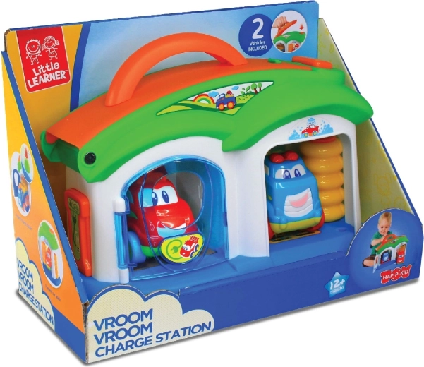 Station de recharge Hap-P-Kid avec petites voitures