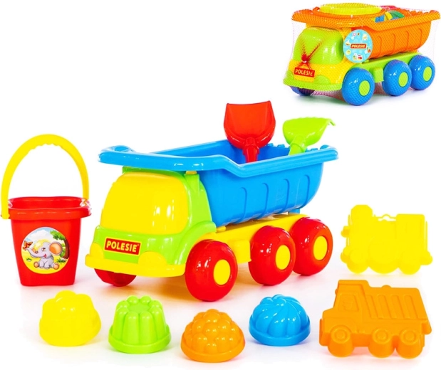 Set camion benne pour le sable avec accessoires