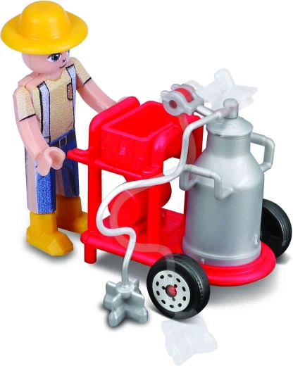 Chariot mobile avec trayeuse