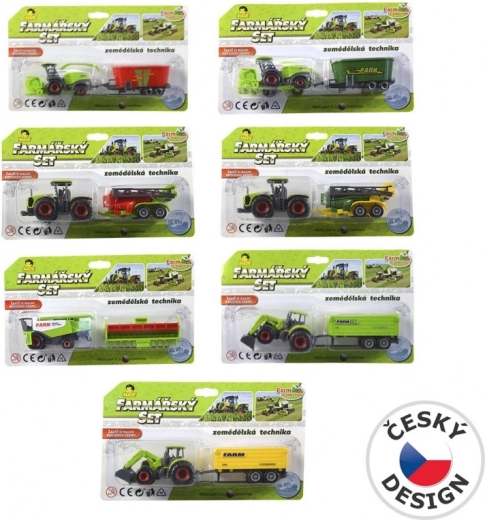 Jouet agricole sur carte 18 cm