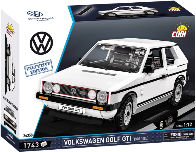 Cobi Volkswagen Golf GTI (1976–1983) Executive Edition – kit de construction 1:12