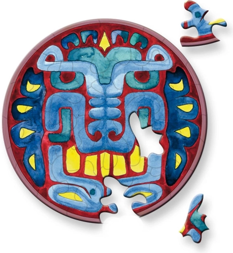 Puzzle rond CURIOSI Picoli – masque, 33 pièces