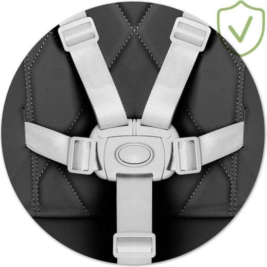 Sécurité maximale grâce au harnais 5 points
