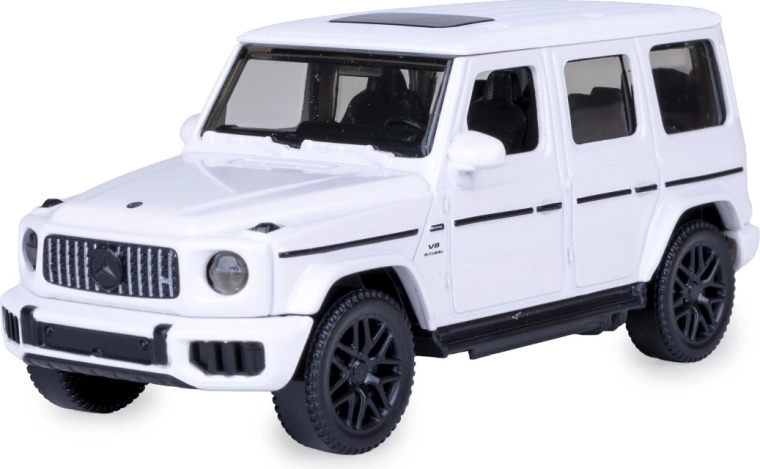 Modèle métallique Mercedes-AMG G 63 à l’échelle 1:43, blanc