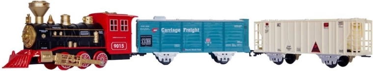 Circuit en boucle de 8 pièces et 2 wagons