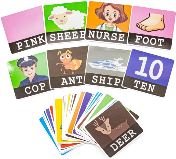 120 cartes illustrées aussi utilisables comme « flashcards »