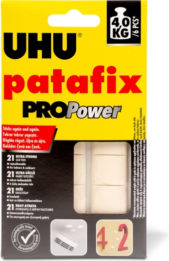 Patafix PROPower pâte adhésive blanche, 21 pièces