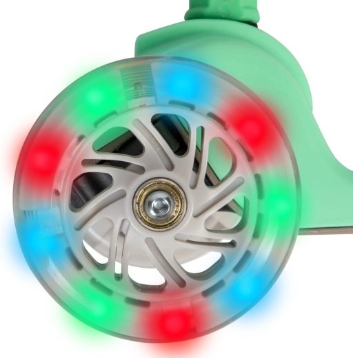 Roues LED lumineuses pour une conduite amusante