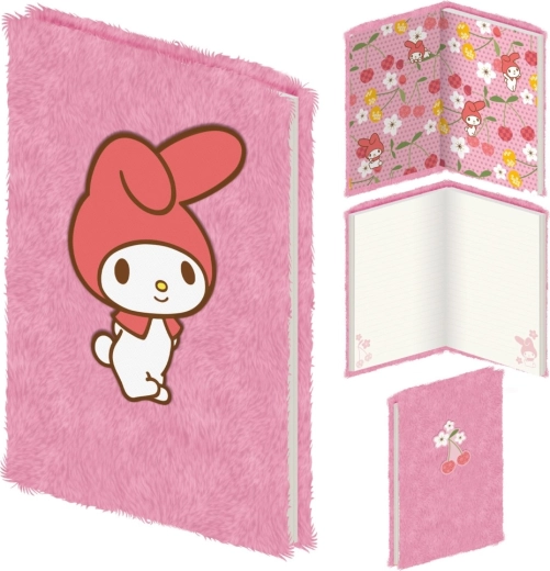 Bloc-notes peluche Sanrio My Melody A5
