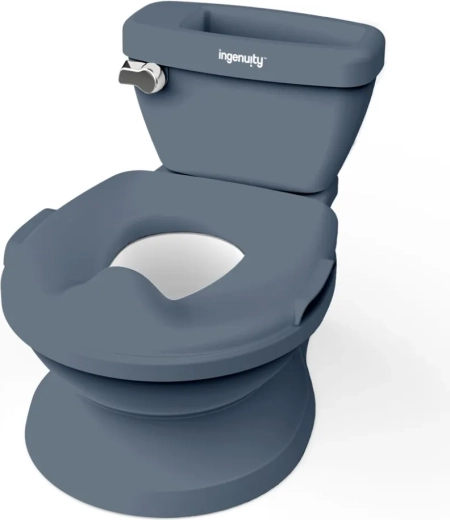 Toilettes pour enfant Ingenuity My Size avec son, grises