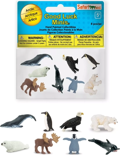 Safari Ltd. Arctique – Good Luck Minis funpack mini figurines d’animaux (8 pcs)