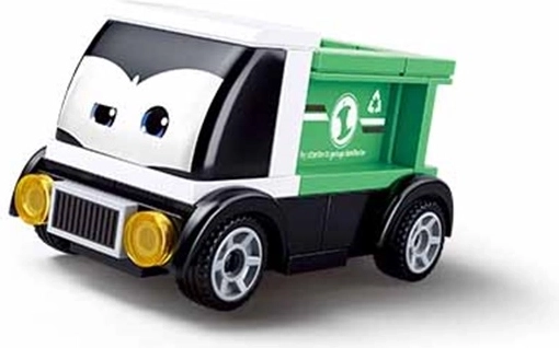 Sluban Power Bricks voiture à remonter Camion vert