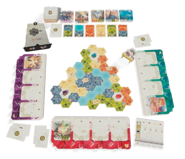 Plateau de jeu modulaire qui change à chaque partie