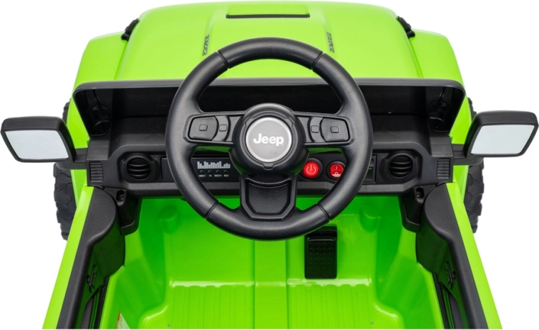 Cockpit détaillé avec volant Jeep