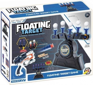 Cible mobile et deux pistolets