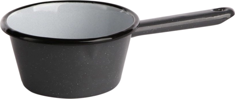 Casserole conique avec bec verseur 0,45 l, grise