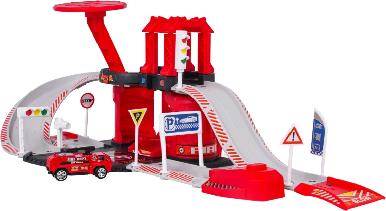 Véhicule de pompiers inclus