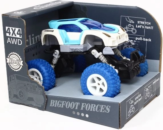 Petite voiture 4×4 en métal avec suspension