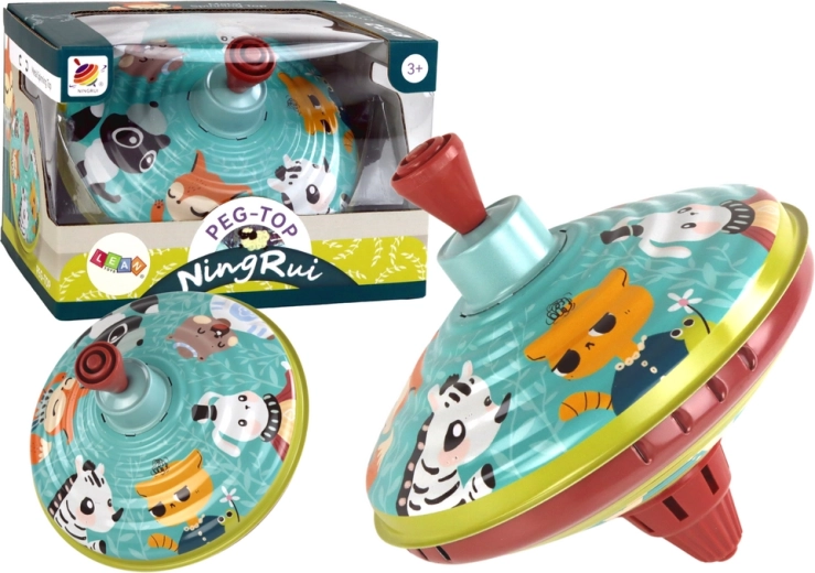 Jouet en métal canard avec animaux