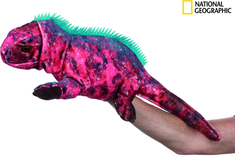 Marionnette iguane National Geographic 23 cm