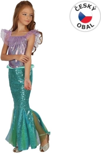 Costume sirène pour enfants 120–130 cm