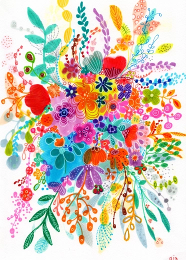 Puzzle Enjoy Déluge de fleurs 1000 pièces