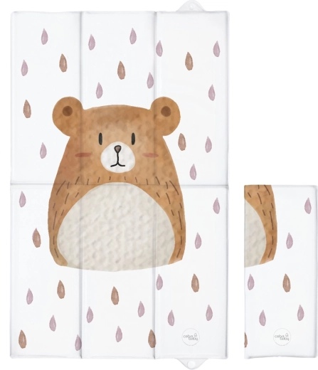 Ceba Baby matelas à langer de voyage pliable Basic Bear Buddy 80 × 50 cm