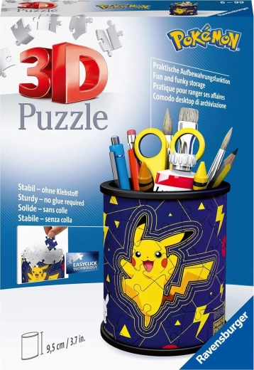 Ravensburger puzzle 3D Pokémon – porte-crayons (54 pièces)